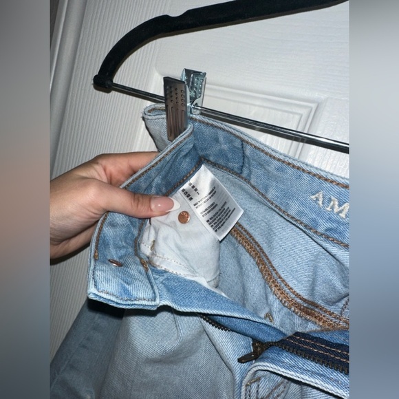 AE High Rise Denim Mini Skirt - Picture 8 of 10